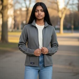 Irideon Equestrian Jacket Womens Small Horse Logo on Back Show Jumping Dressage